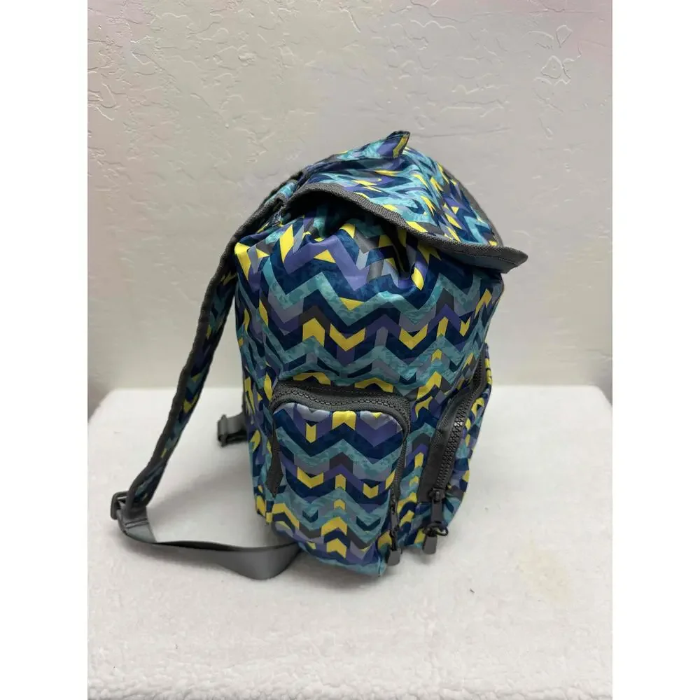 North Bend Multi-Color‎ Chevron Pattern Bucket Backpack